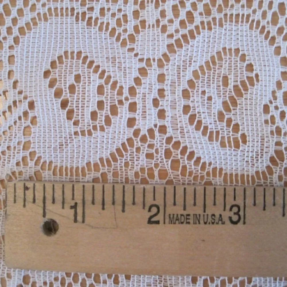 Curtain Lace Valance Flowers 59
